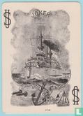Joker USA, US5h, Army & Navy #3032, Speelkaarten, Playing Cards 1910 - Afbeelding 1