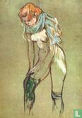 Femme qui tire son bas (1894) - Afbeelding 1