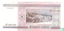Wit-Rusland 5 Miljoen Roebel 1999 - Afbeelding 2