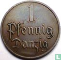 Danzig 1 pfennig 1926 - Afbeelding 2