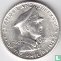 Philippines 1 peso 1947 "Liberation of the Philippines" - Image 2