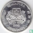 Singapour 10 dollars 1990 (BE) "25th anniversary of Independence" - Image 1