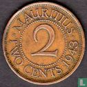 Mauritius 2 cent 1943  - Afbeelding 1