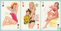 55 Pin-Ups, Van Genechten, Turnhout, 52 Speelkaarten + 3 jokers + 1 extra card, Playing Cards - Afbeelding 3