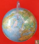  Globe Wereldbol Retro Blik - Afbeelding 2