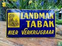 Emaille bord - Landman Tabak - Afbeelding 1