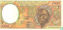 Centraal Afrikaanse staten 2000 Francs (P-Chad) - Afbeelding 1