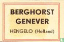 Berghorst Genever - Afbeelding 1