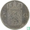 Netherlands 5 cent 1827 (caduceus) - Image 2