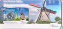 Nederland 5 euro 2014 (coincard - cadeau) "Kinderdijk windmills" - Afbeelding 1