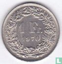 Zwitserland 1 franc 1970 - Afbeelding 1