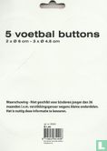 5 voetbal buttons - Afbeelding 2