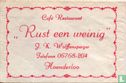 Café Restaurant "Rust een Weinig"  - Afbeelding 1