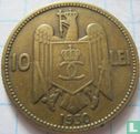Roemenië 10 lei 1930 (geen muntteken) - Afbeelding 1