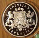 Latvia 1 Lats 1999 (PROOF) "Cyclists - Olympic games Sydney" - Image 1