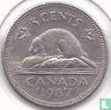 Canada 5 cents 1987 - Afbeelding 1