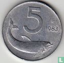 Italië 5 lire 1983 - Afbeelding 1