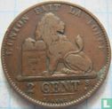 Belgium 2 centimes 1873 - Image 2