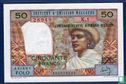 Madagaskar 50 Francs - Afbeelding 1