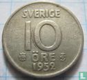 Zweden 10 öre 1952 - Afbeelding 1