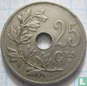 Belgique 25 centimes 1909 - Image 2