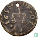 Great Britain  Olney (James Brierly) farthing-token  1658 - Image 1