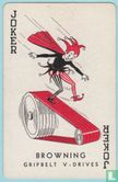 Joker USA 1, Brown & Bigelow, Browning Gripbelt-Drives, Speelkaarten, Playing Cards 1943 - Image 1