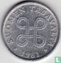 Finlande 5 penniä 1981 - Image 1
