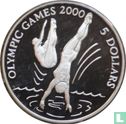 Kiribati 5 dollars 1996 (BE) "2000 Summer Olympics in Sydney" - Image 2