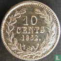 Nederland 10 cents 1862 - Afbeelding 1