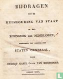 Bijdragen tot de huishouding van staat in het Koningrijk der Nederlanden, verzameld ten dienste der Staten Generaal  - Afbeelding 3