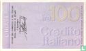 Credito Italiano 100 Lire 1976 - Afbeelding 2