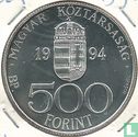 Ungarn 500 Forint 1994 "Integration into the European Union" - Bild 1
