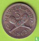New Zealand 3 pence 1963 - Image 1