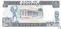 Zambie 10 Kwacha ND (1989-91) P31a - Image 2