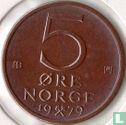 Norvège 5 øre 1979 - Image 1