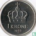 Norway 1 krone 1988 - Image 1