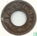 Brits-Indië 1 pice 1944 (Bombay - punt - type 1) - Afbeelding 1