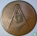 USA  Masonic Token  1800s - Image 1