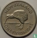 New Zealand 1 florin 1943 - Image 1