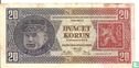 Czecho-Slovakia 20 korun - Image 1