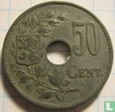 België 50 centimes 1918 - Afbeelding 2