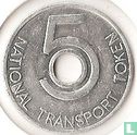 UK National transport token 5 pence - Image 2