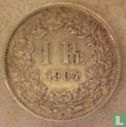 Zwitserland 1 franc 1904 - Afbeelding 1