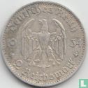 German Empire 2 reichsmark 1934 (D) "First anniversary of Nazi Rule" - Image 1