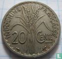 Indochine française 20 centimes 1939 (cuivre-nickel) - Image 2