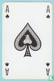 Schoppen aas, S3 02A, Dutch, Ace of Spades, Speelkaartenfabriek Nederland, (SN), Speelkaarten, Playing Cards - Bild 1