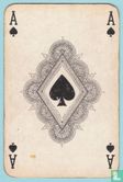 Schoppen aas, S2 05E, Noordhollandsche Brandwaarborg Mij. 1816, Oudkarspel, Dutch, Ace of Spades, Speelkaartenfabriek Nederland, (SN), Speelkaarten, Playing Cards - Bild 1