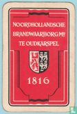 Schoppen aas, S2 05E, Noordhollandsche Brandwaarborg Mij. 1816, Oudkarspel, Dutch, Ace of Spades, Speelkaartenfabriek Nederland, (SN), Speelkaarten, Playing Cards - Bild 2