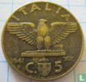 Italy 5 centesimi 1941 - Image 1